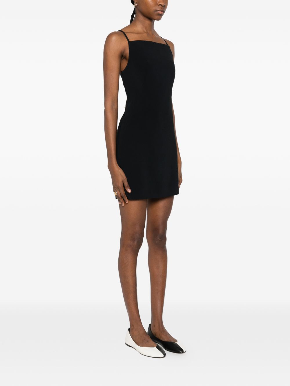 Givenchy Sliced Mini Dress in Crepe Cady