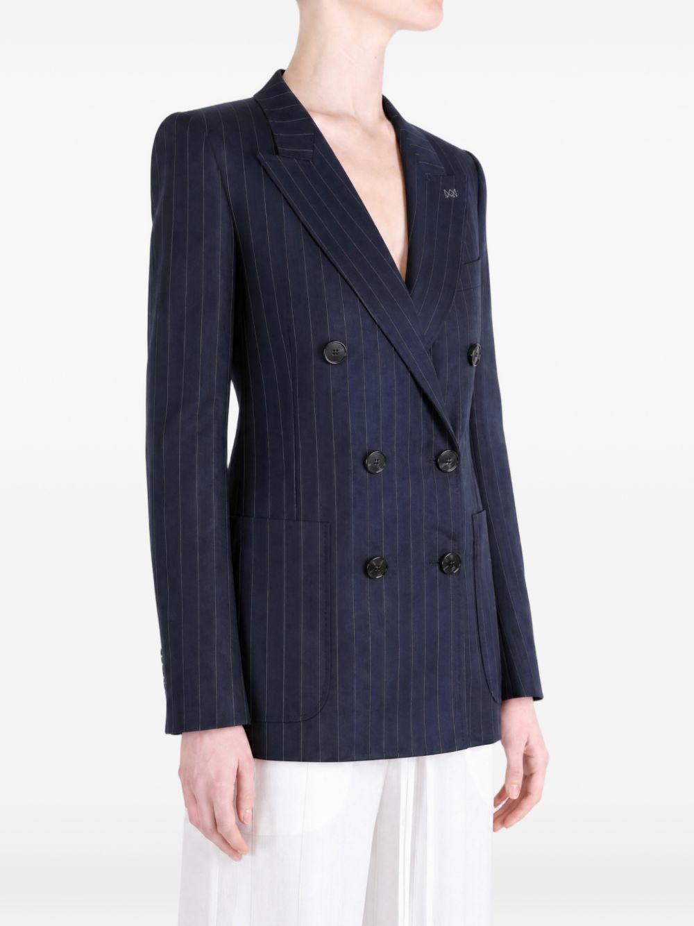 Givenchy Pinstripe Double-Breasted Blazer