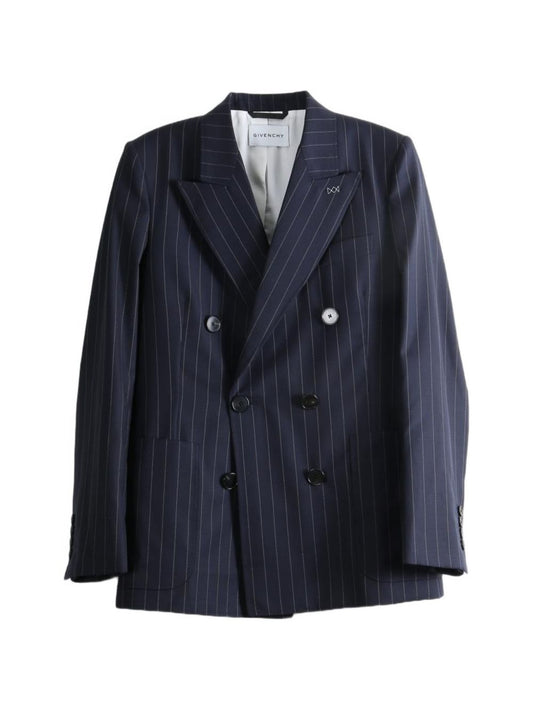 Givenchy Pinstripe Double-Breasted Blazer