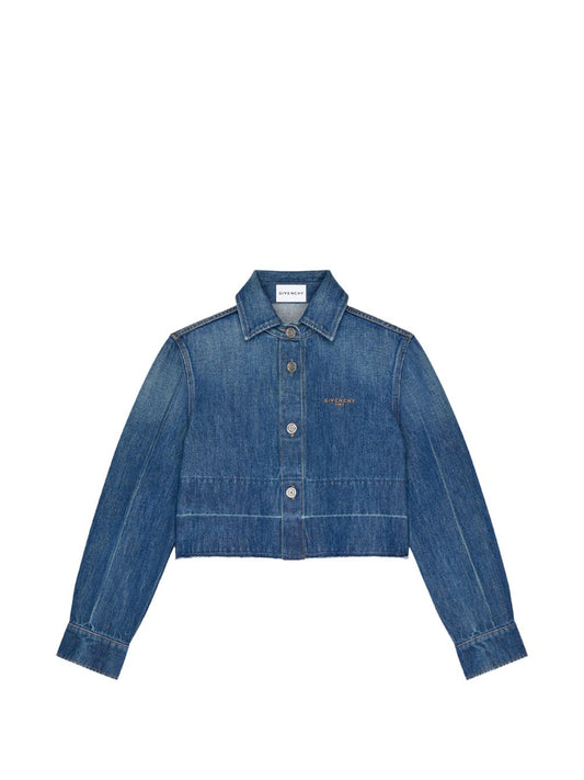 Givenchy Logo Embroidered Coat