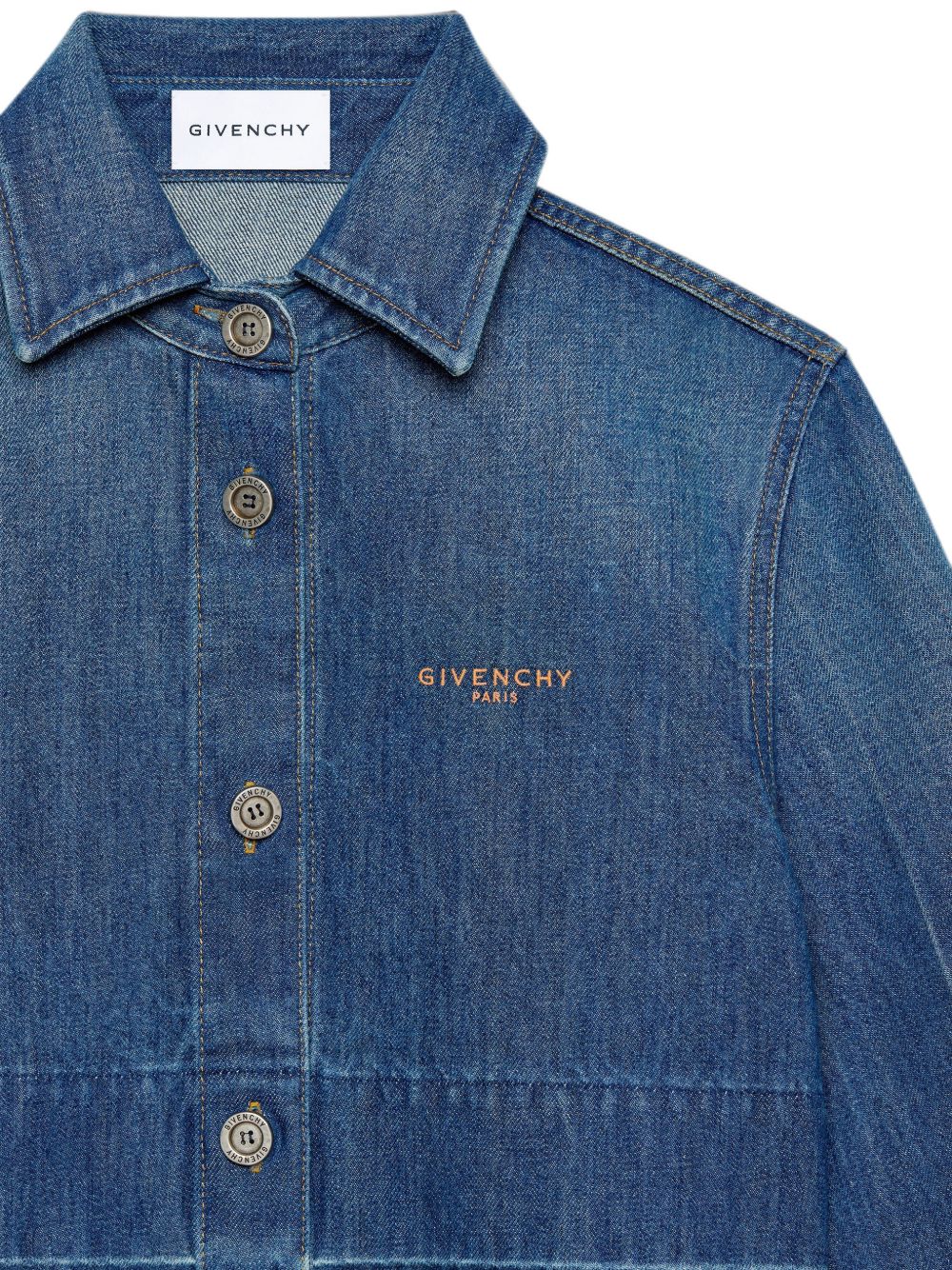 Givenchy Logo Embroidered Coat