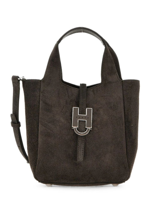 Hogan Trend Suede Shoulder Bag