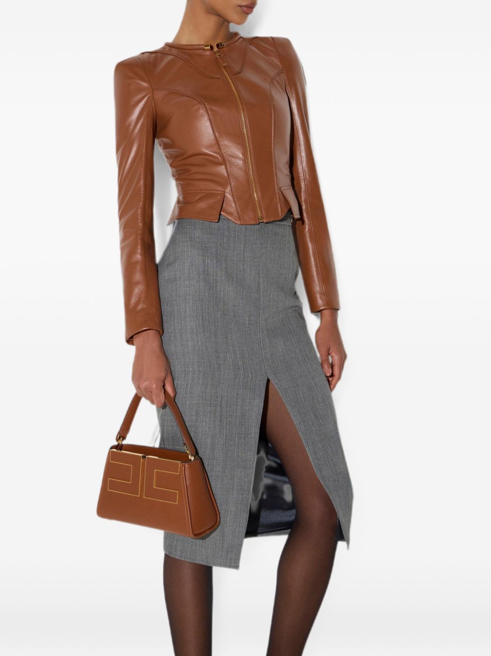 Elisabetta Franchi Bags.. BROWN