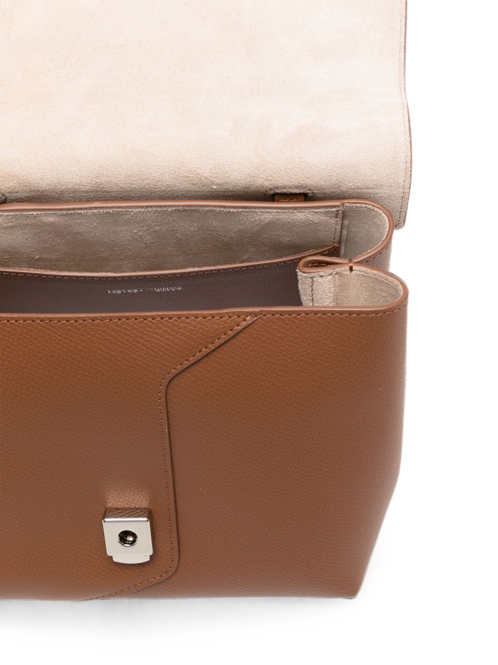 Emporio Armani Leather Top Handle Bag