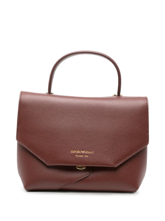 Emporio Armani Leather Top Handle Bag
