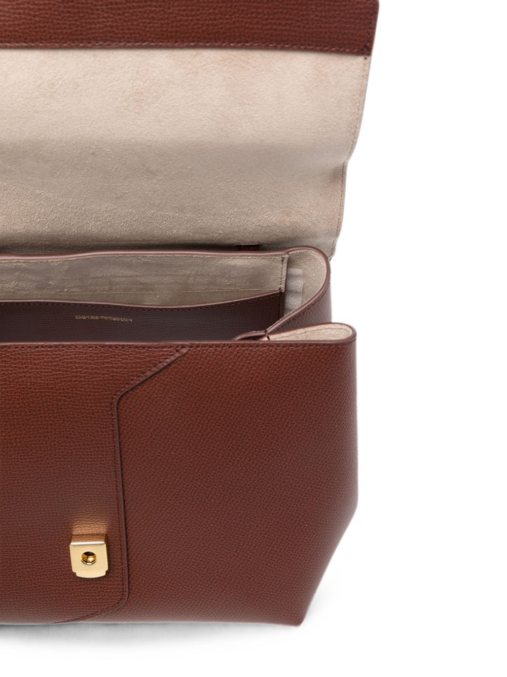 Emporio Armani Leather Foldover Bag