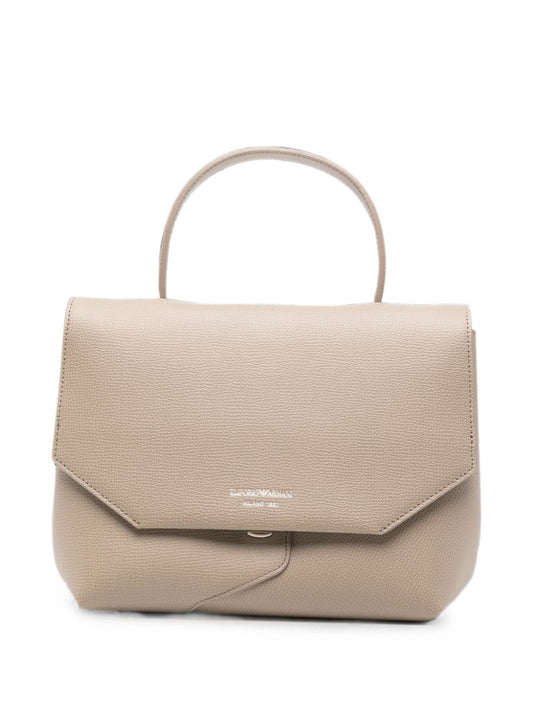 Emporio Armani Leather Foldover Bag