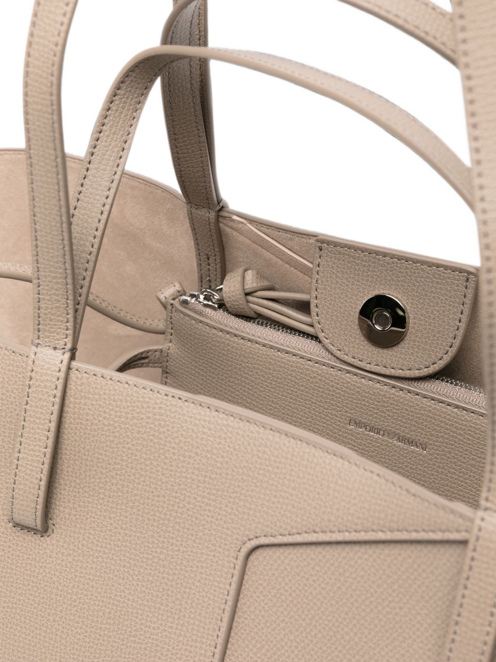 Emporio Armani Leather Tote Bag