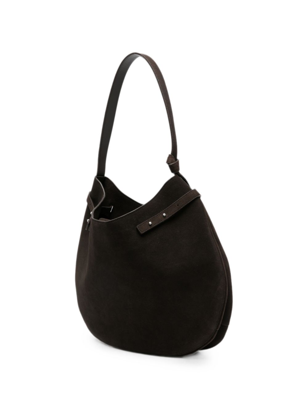 Emporio Armani Suede Leather Shoulder Bag