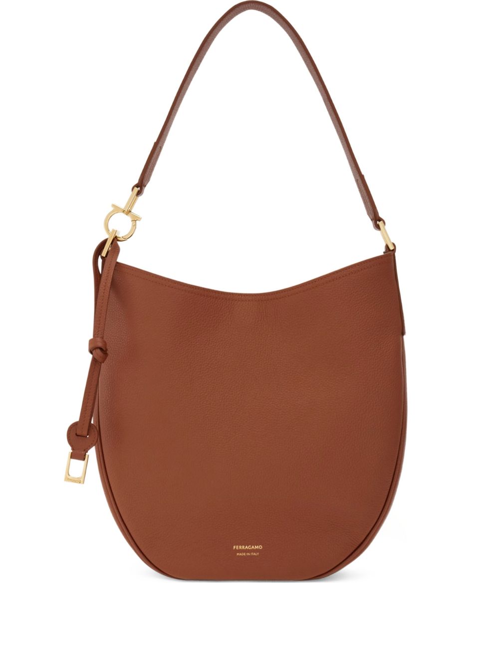 Ferragamo Medium Leather Hobo Bag