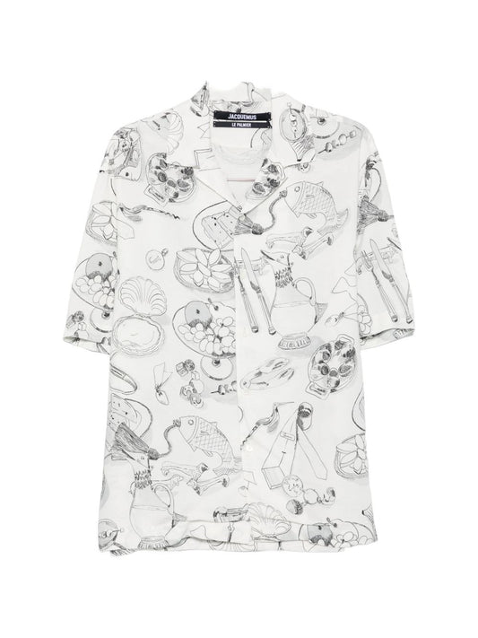 JACQUEMUS Shirts WHITE