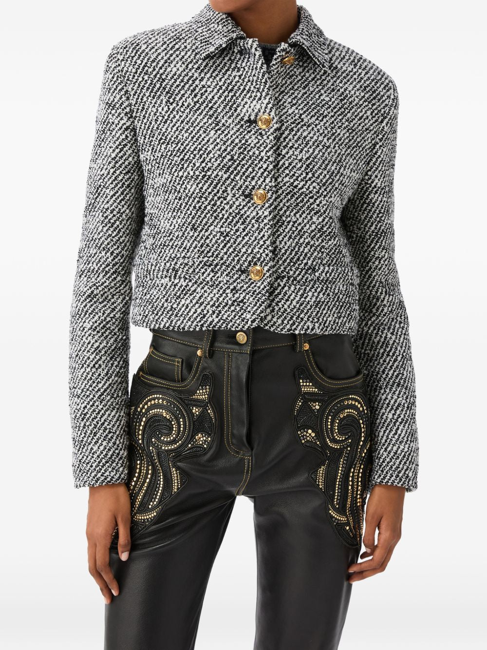 Versace Jackets BLACK