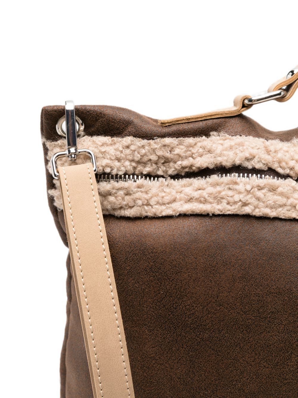 La Milanesa Ruth Shearling Bag