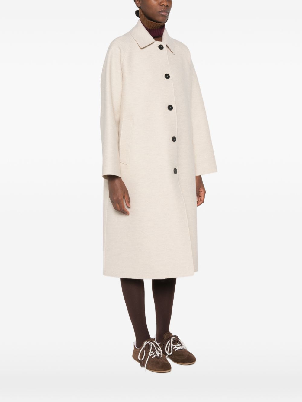 HARRIS WHARF LONDON Coats BEIGE