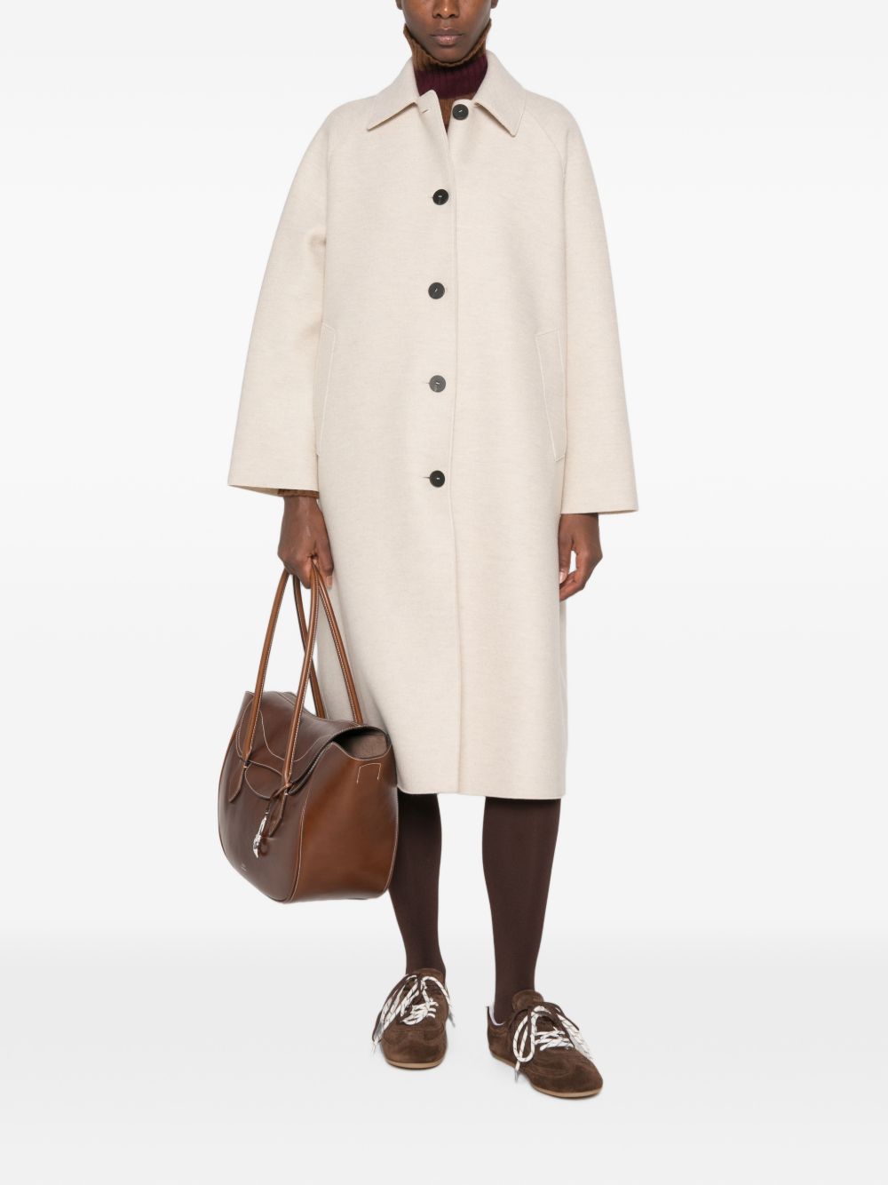 HARRIS WHARF LONDON Coats BEIGE