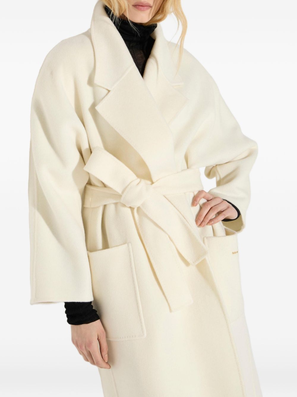 Elisabetta Franchi Coats WHITE