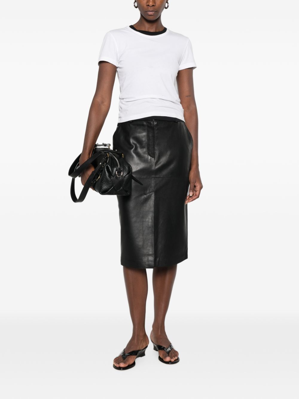 Parosh Skirts BLACK