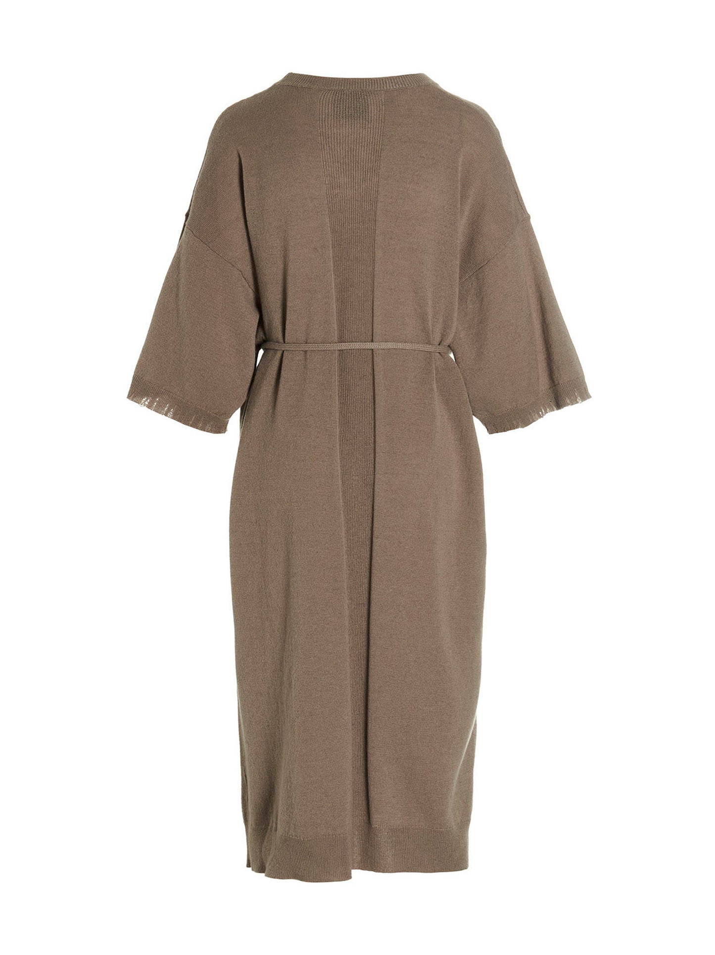 Nude Knit Long Dress