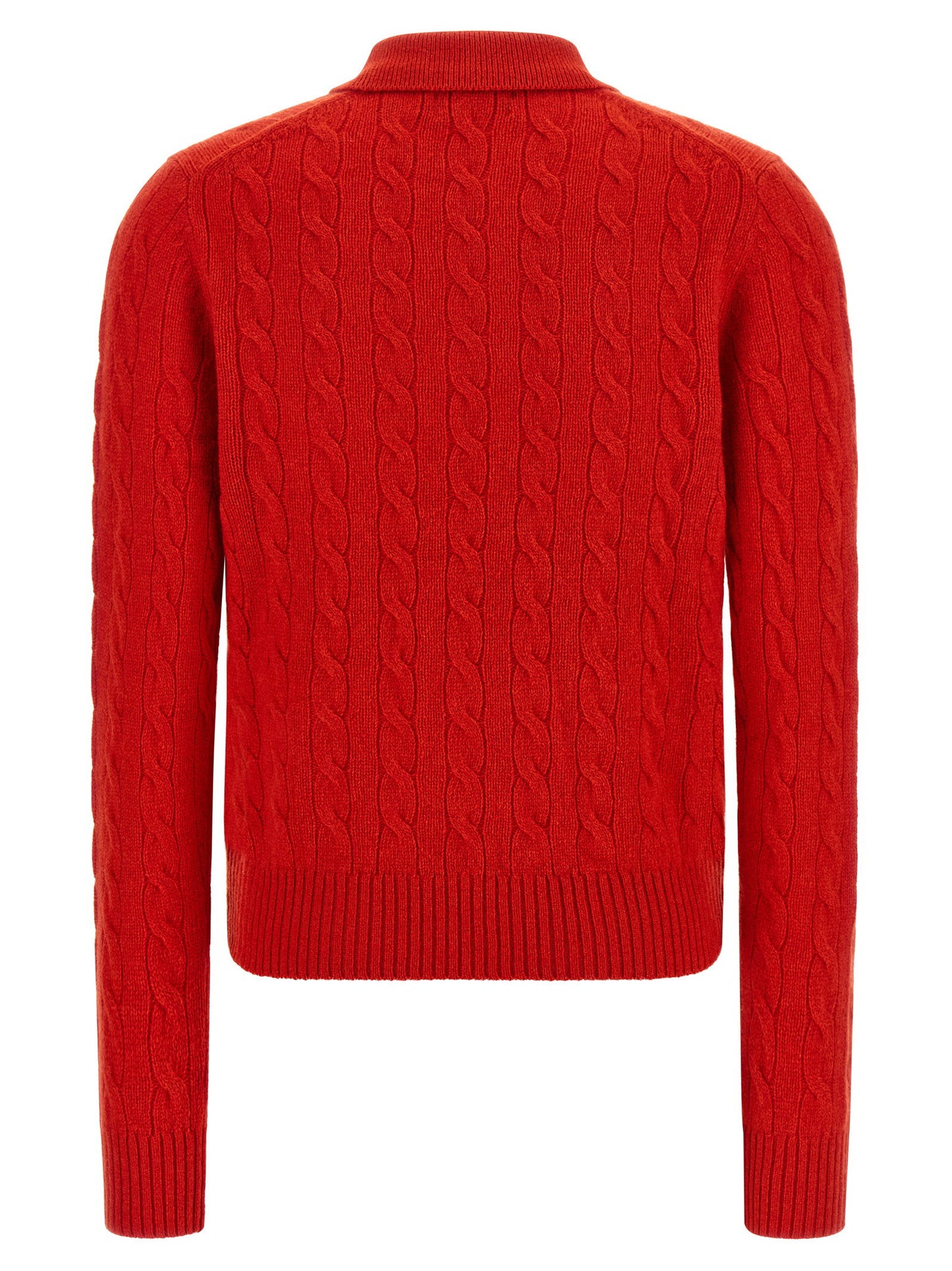 Polo Ralph Lauren Braided Knit Polo Shirt