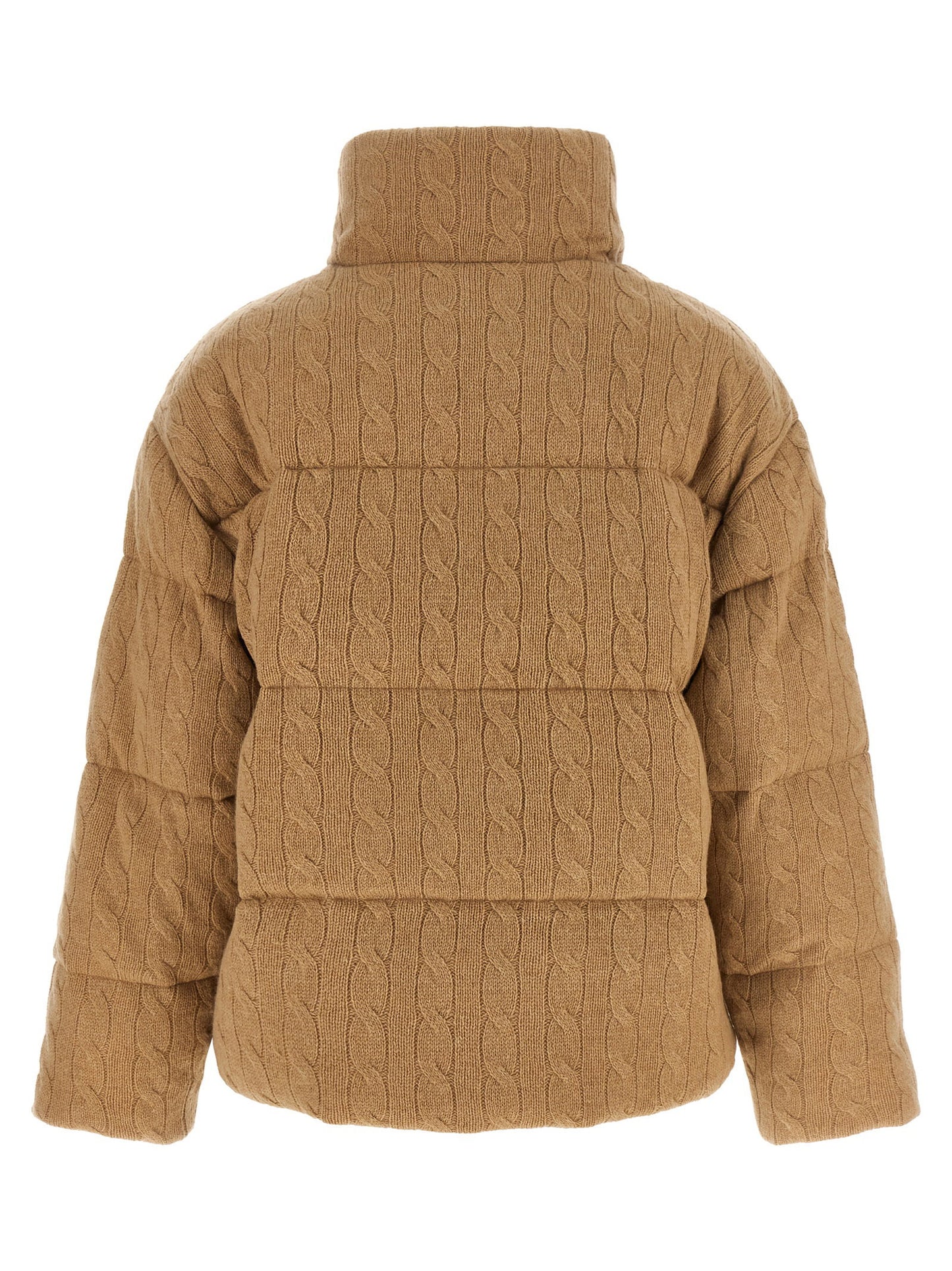 Polo Ralph Lauren Knitted Braided Down Jacket
