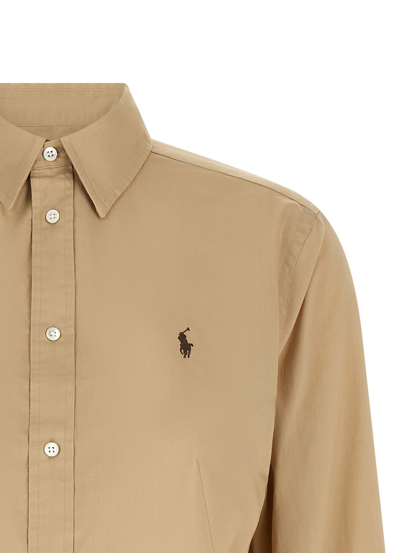 Polo Ralph Lauren Logo Embroidery Cotton Shirt
