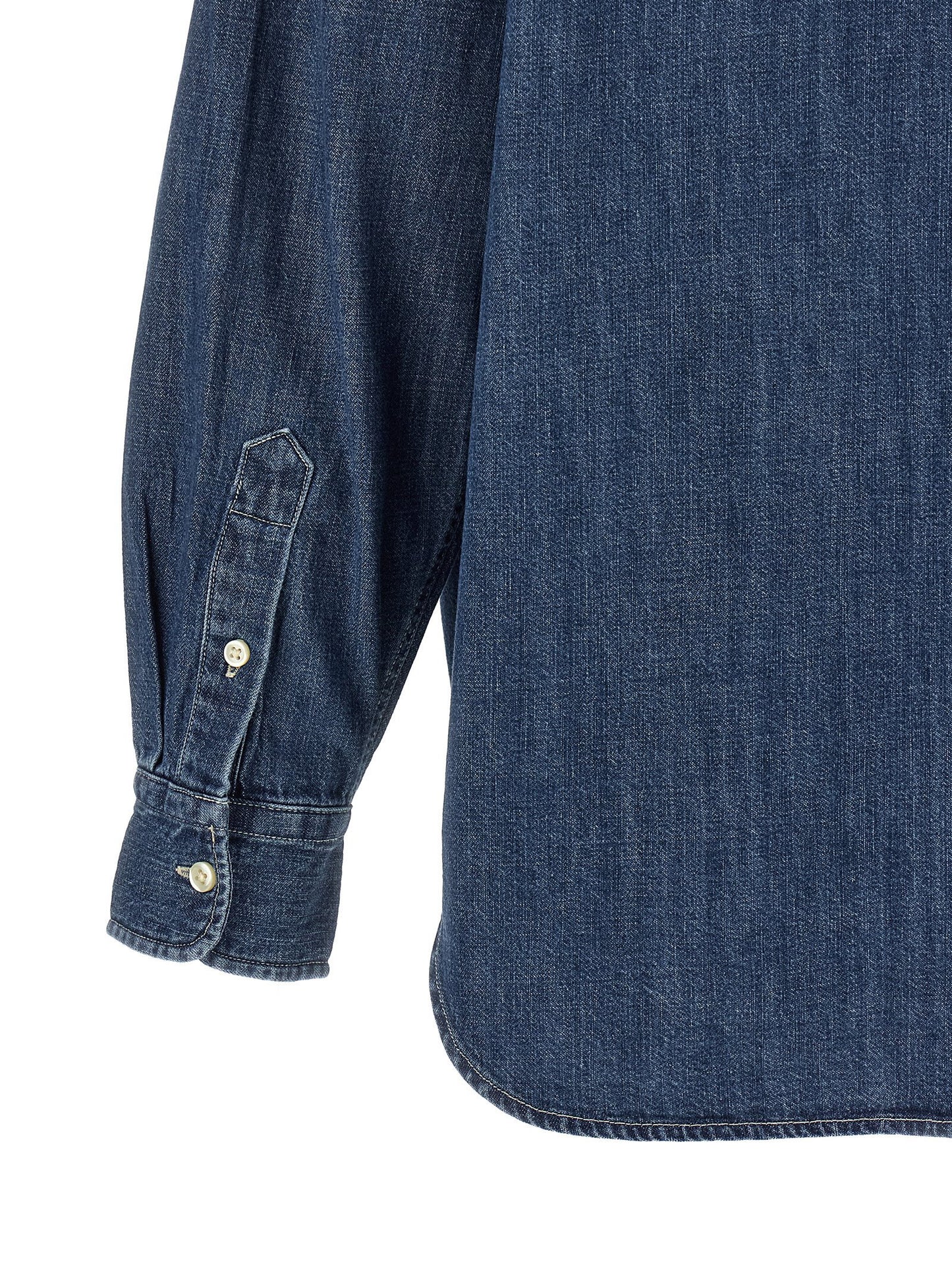 Polo Ralph Lauren Denim Shirt With Logo Embroidery