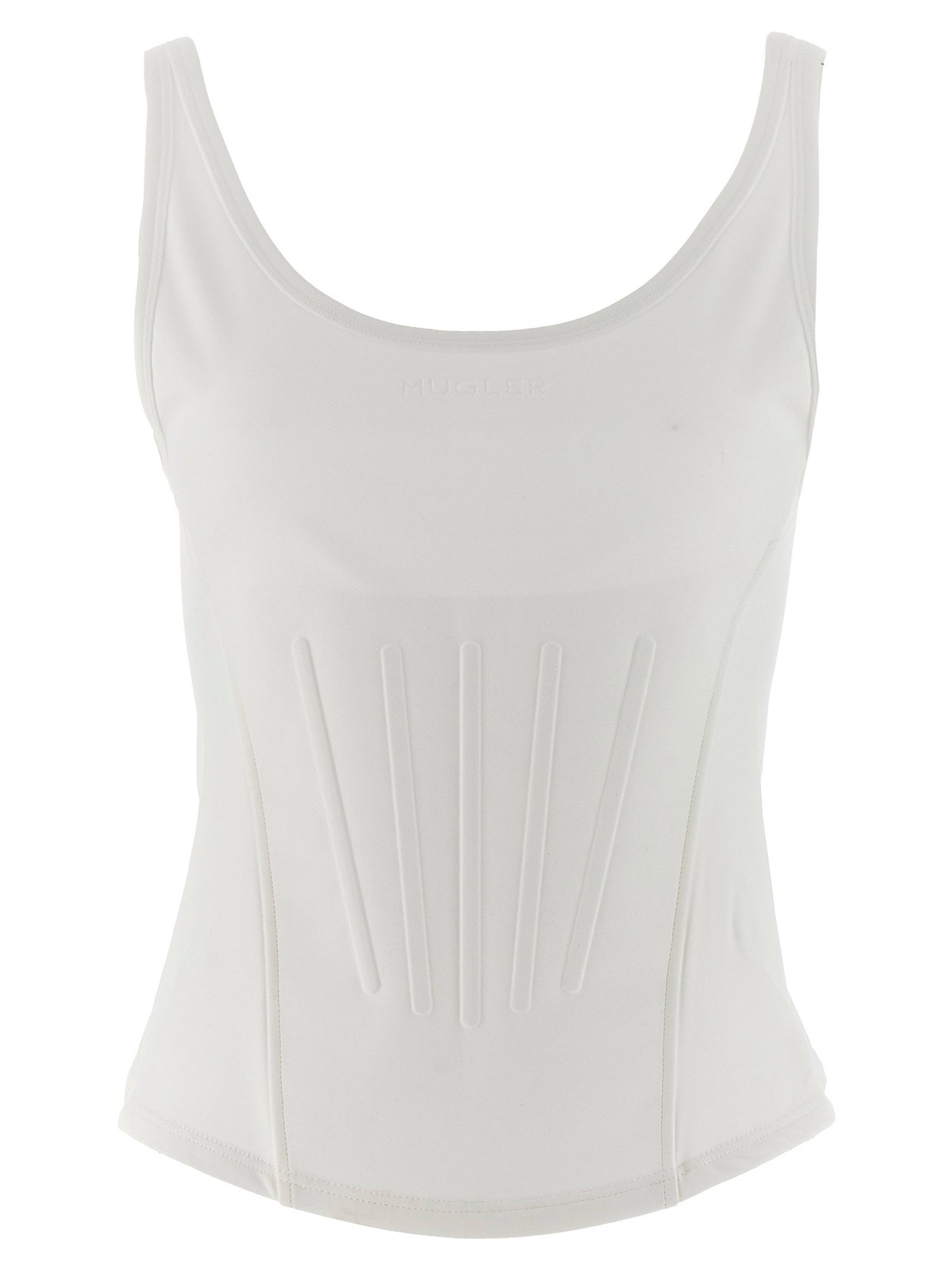 Mugler Corseted Tank Top