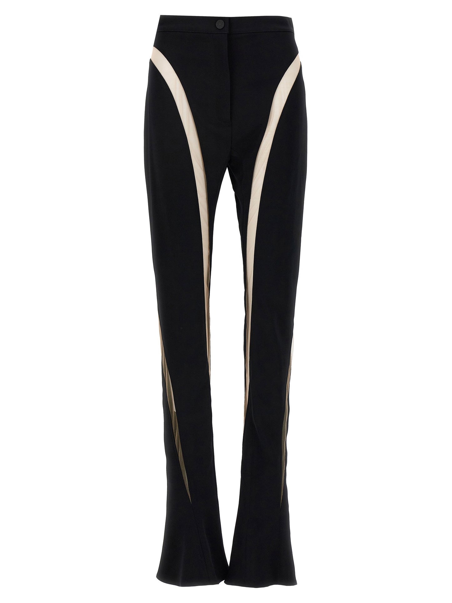 Mugler Mesh Insert Leggings