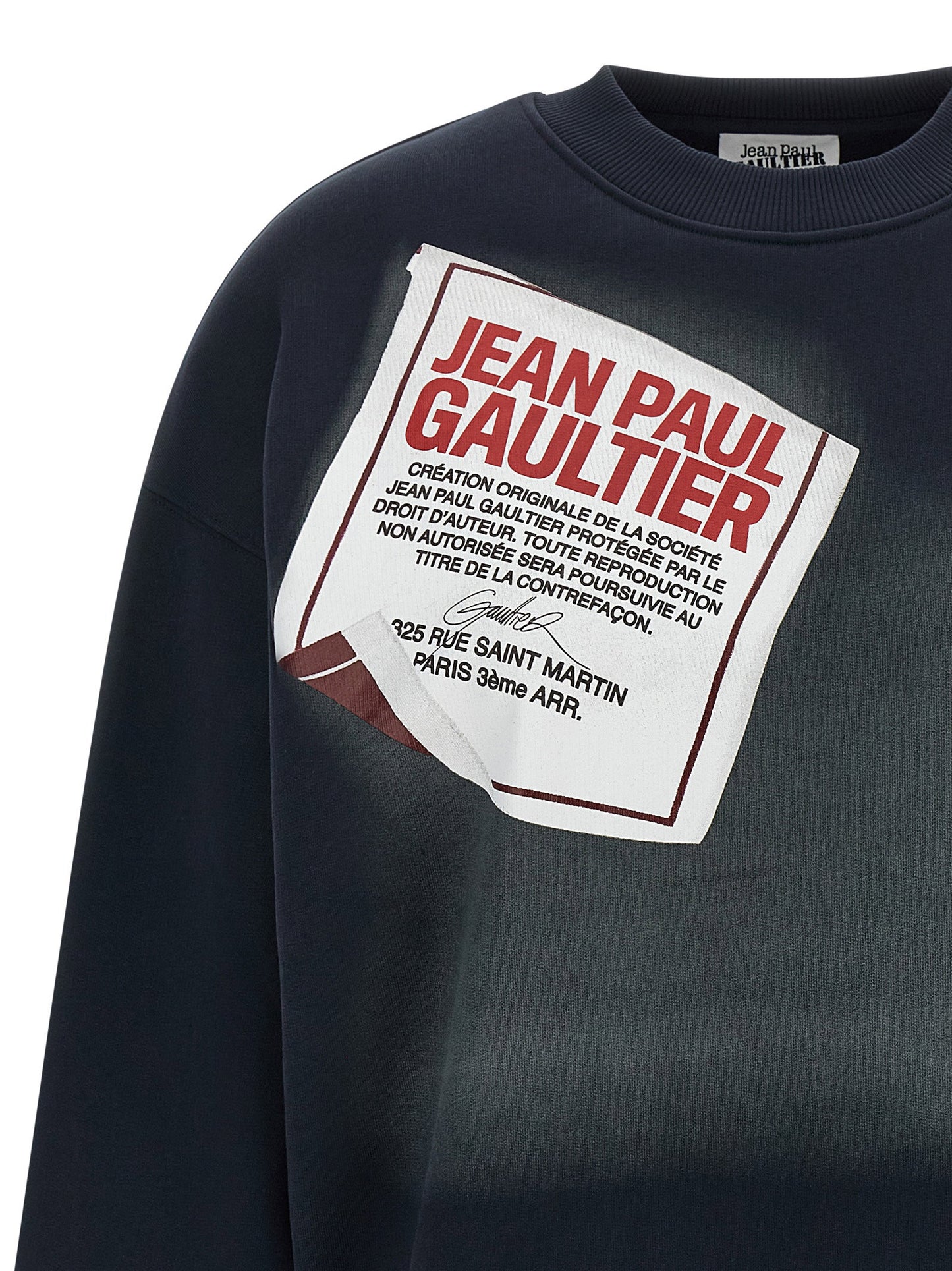 Jean Paul Gaultier The Blue Gaultier Label Sweatshirt