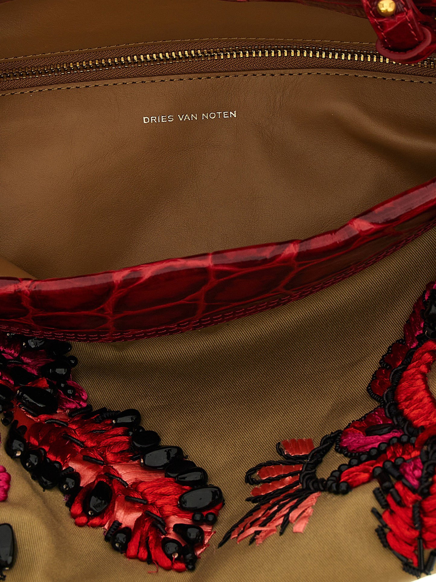 Dries Van Noten Embroidery Clutch