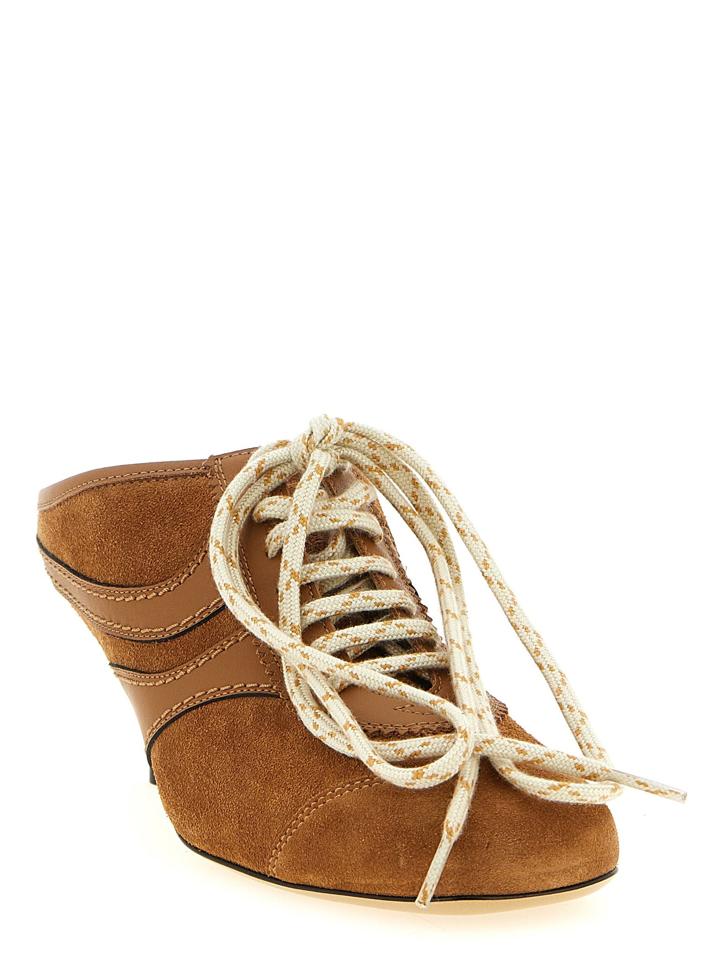 Dries Van Noten Heeled Suede Sneakers