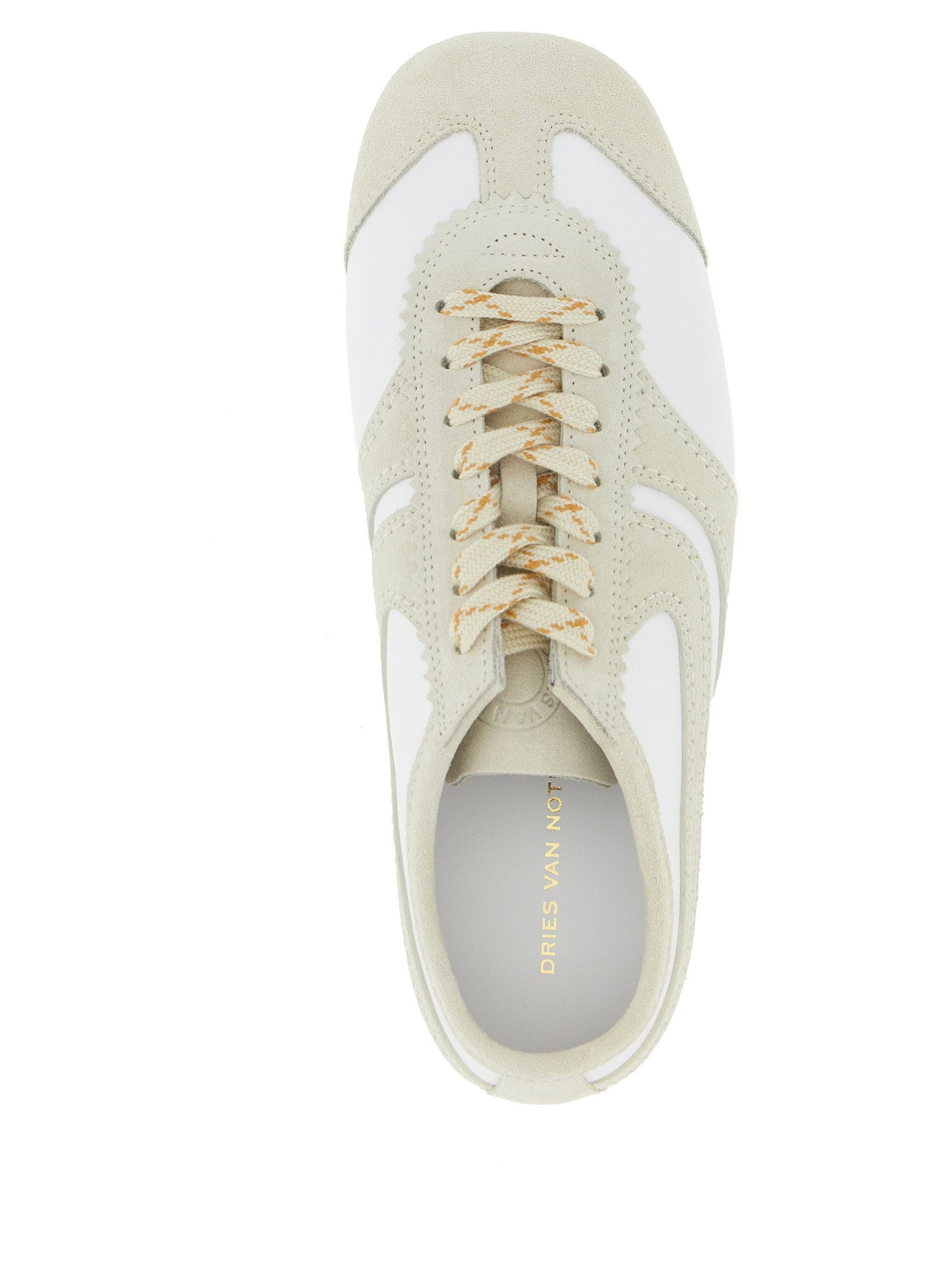 Dries Van Noten Leather And Suede Sneakers