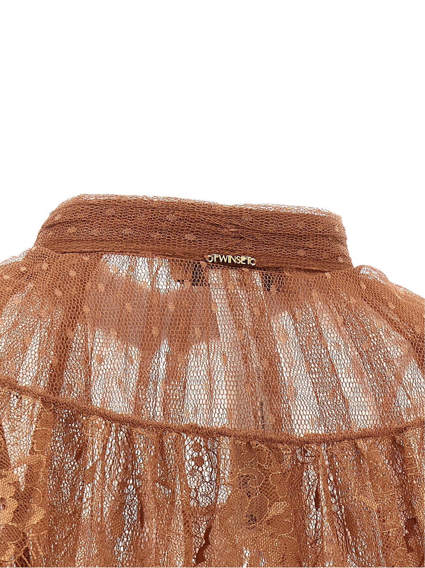 Twin Set Tulle Plumetis Blouse