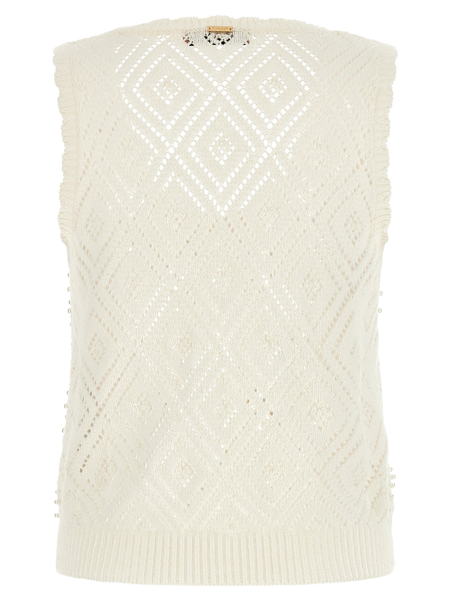 Twin Set Pearl Top