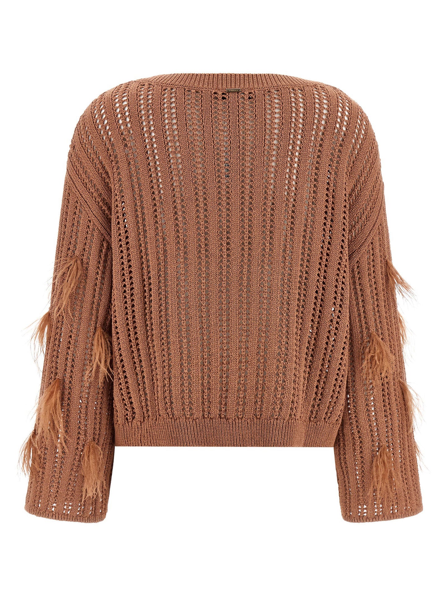 Twin Set Ostrich Feather Sweater