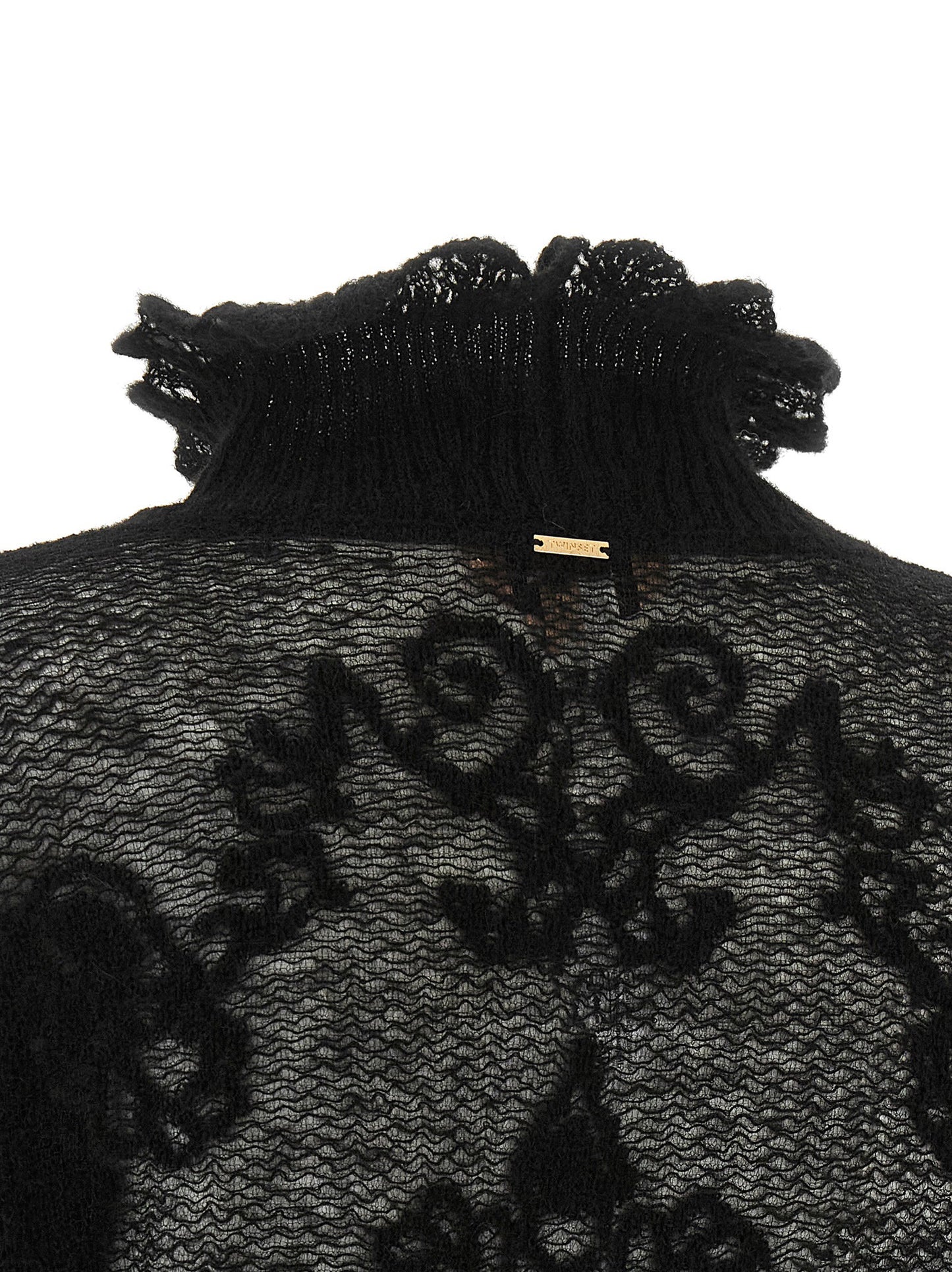 Twin Set Jacquard Yarn Sweater