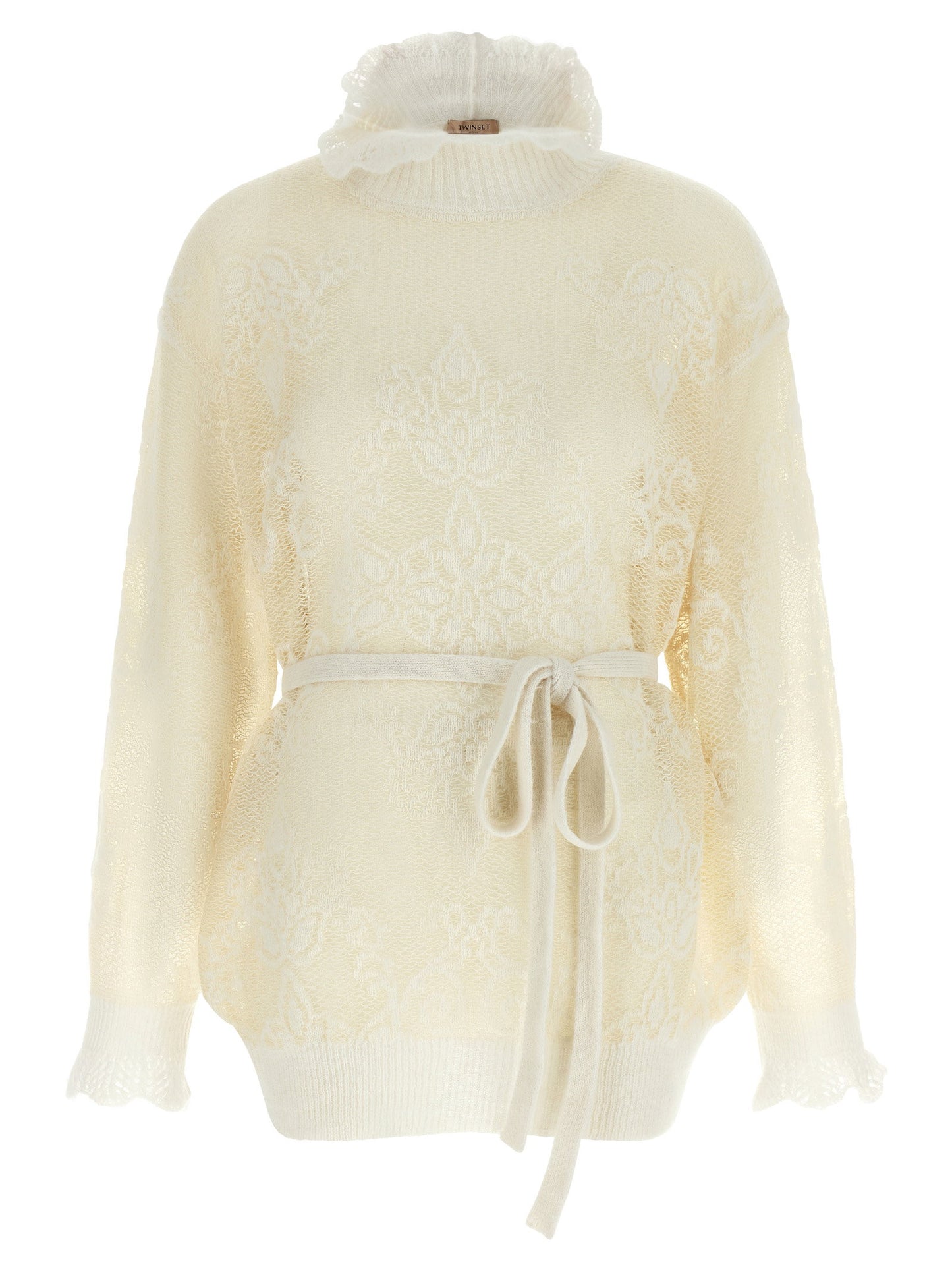 Twin Set Jacquard Yarn Sweater