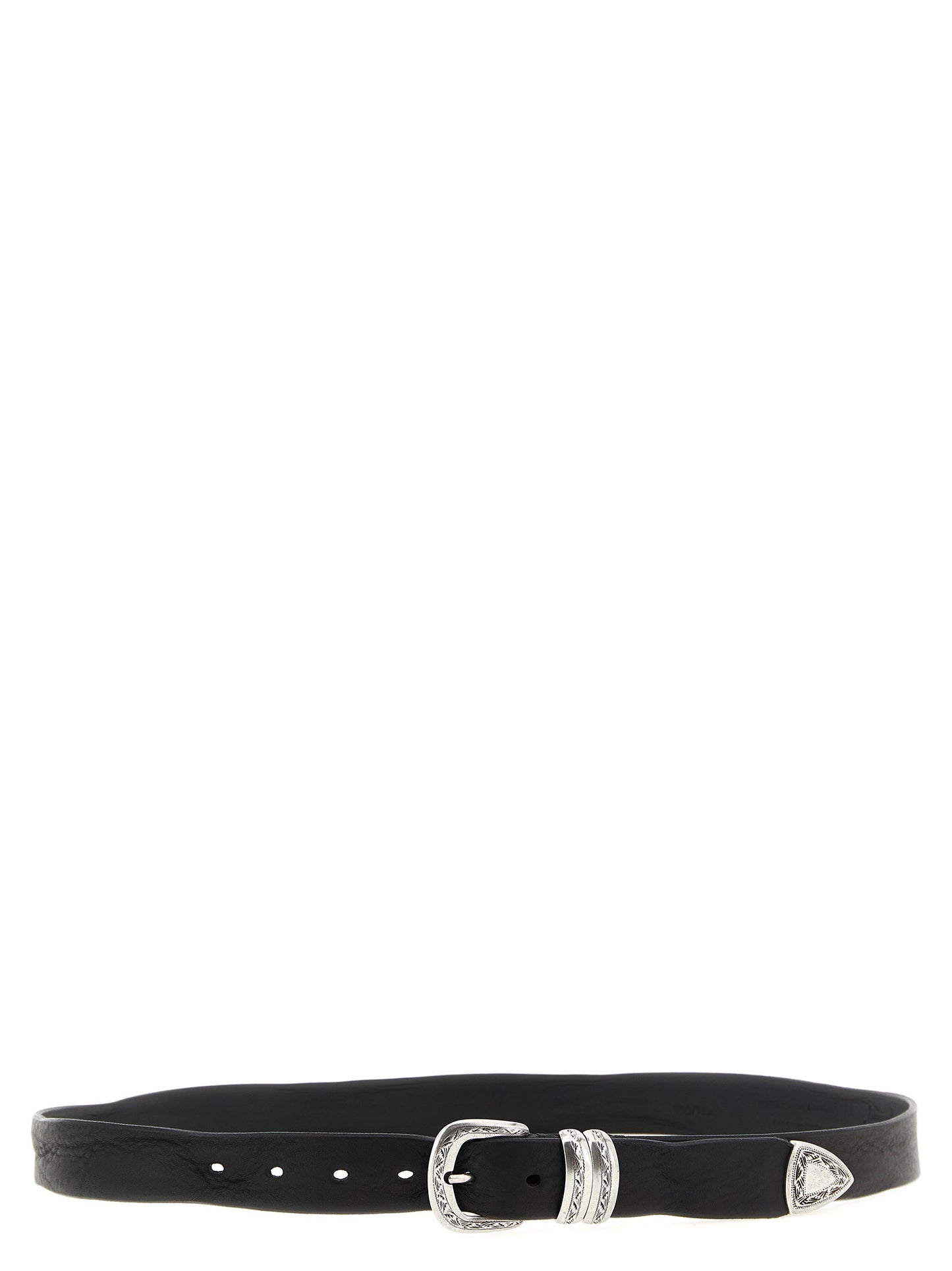 Zerbini Claudio Aged Leather Belt