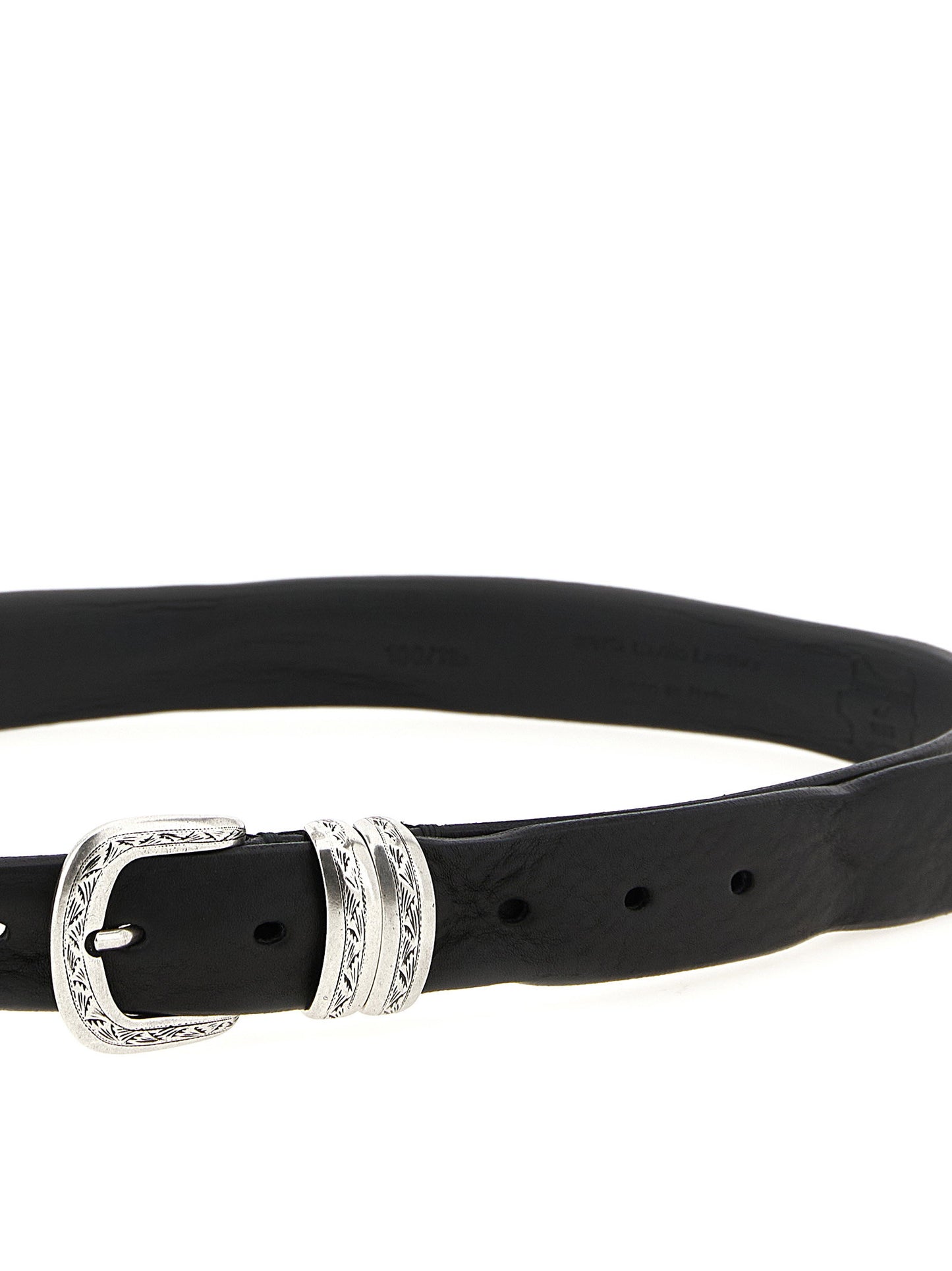 Zerbini Claudio Aged Leather Belt