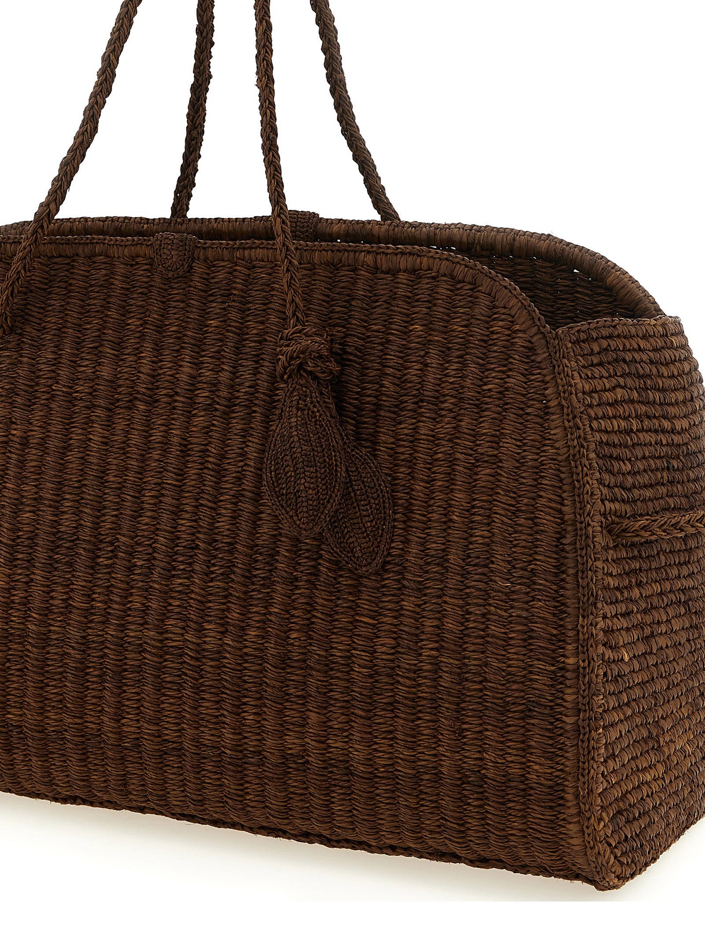 Jacquemus Le Grand Turismo Raphia Shopping Bag