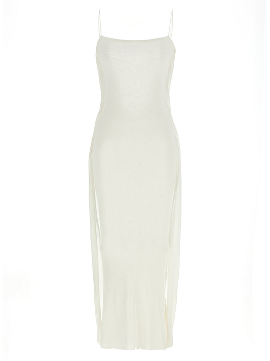 Jacquemus La Robe Maille Plumetis Dress