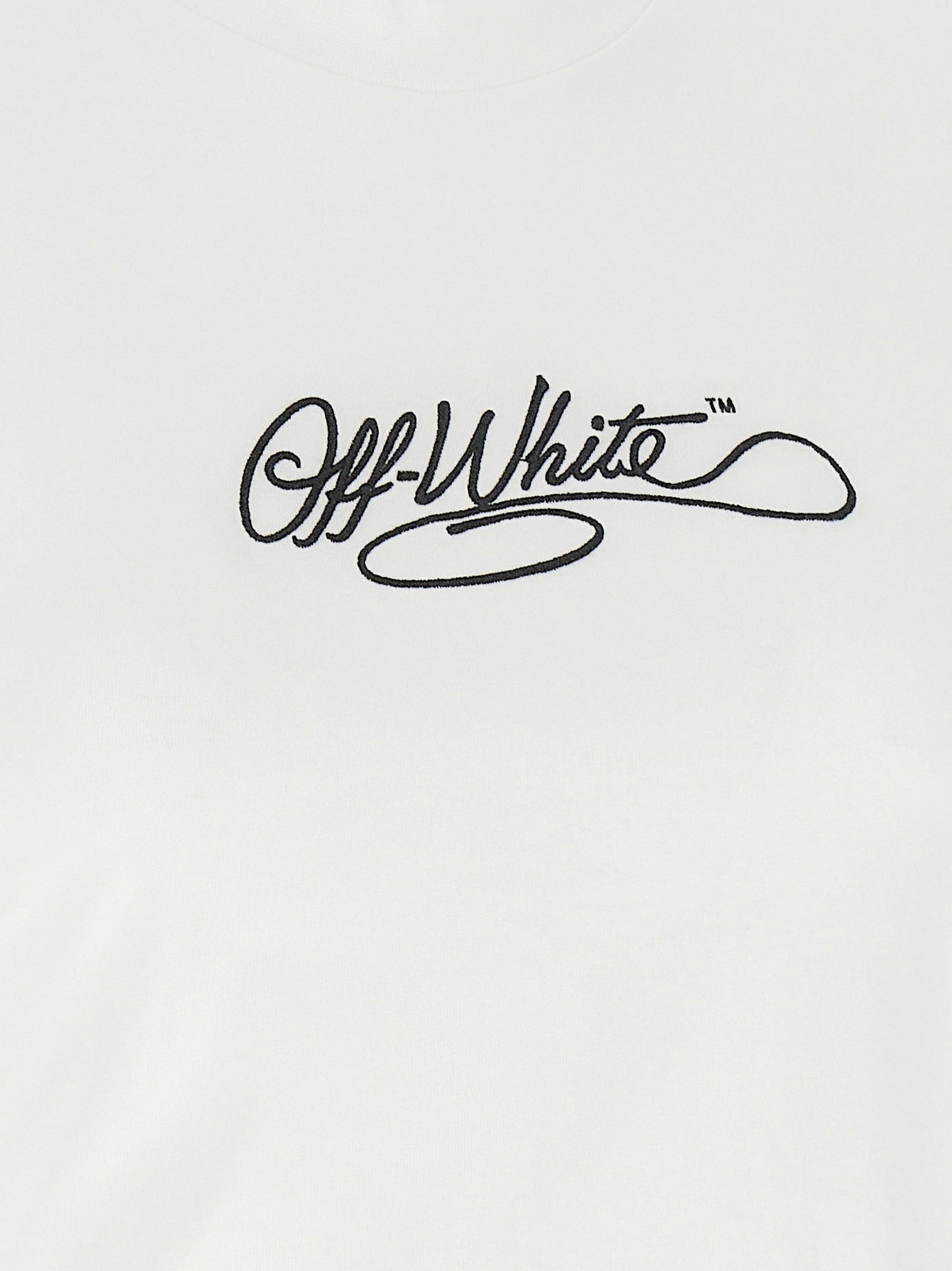 Off White Logo Embroidery T-shirt