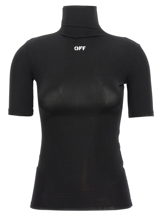 Off White Off Stamp Logo Stencil T-shirt
