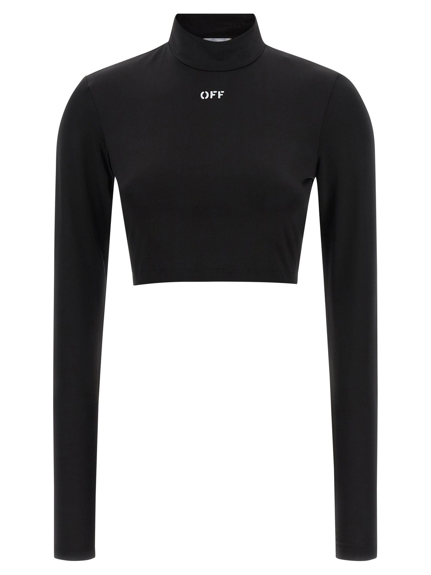 Off White Off Stamp Crop Top