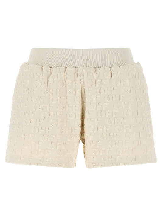 Off White Terry Shorts