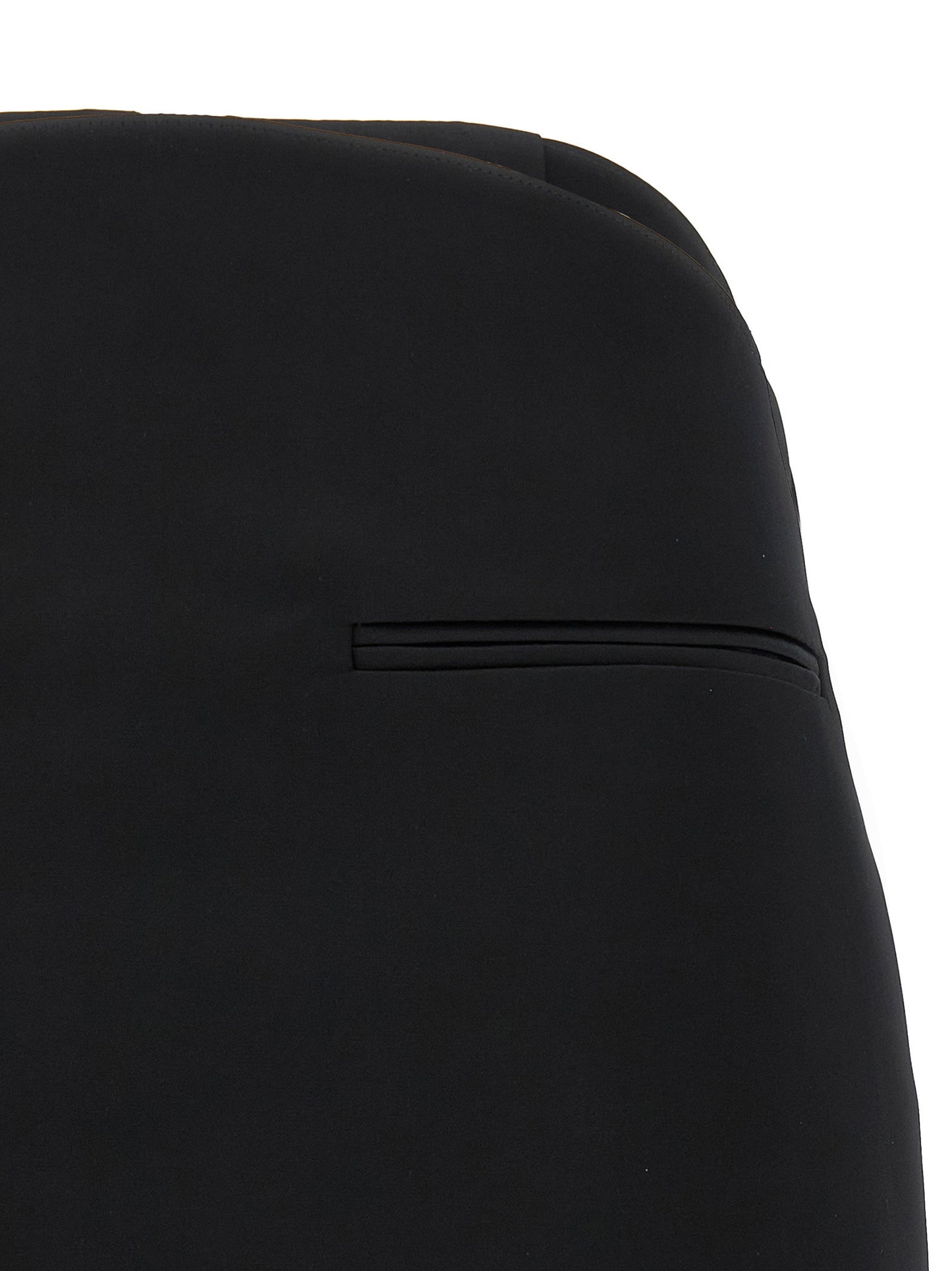 Courreges Circle Satin Skirt