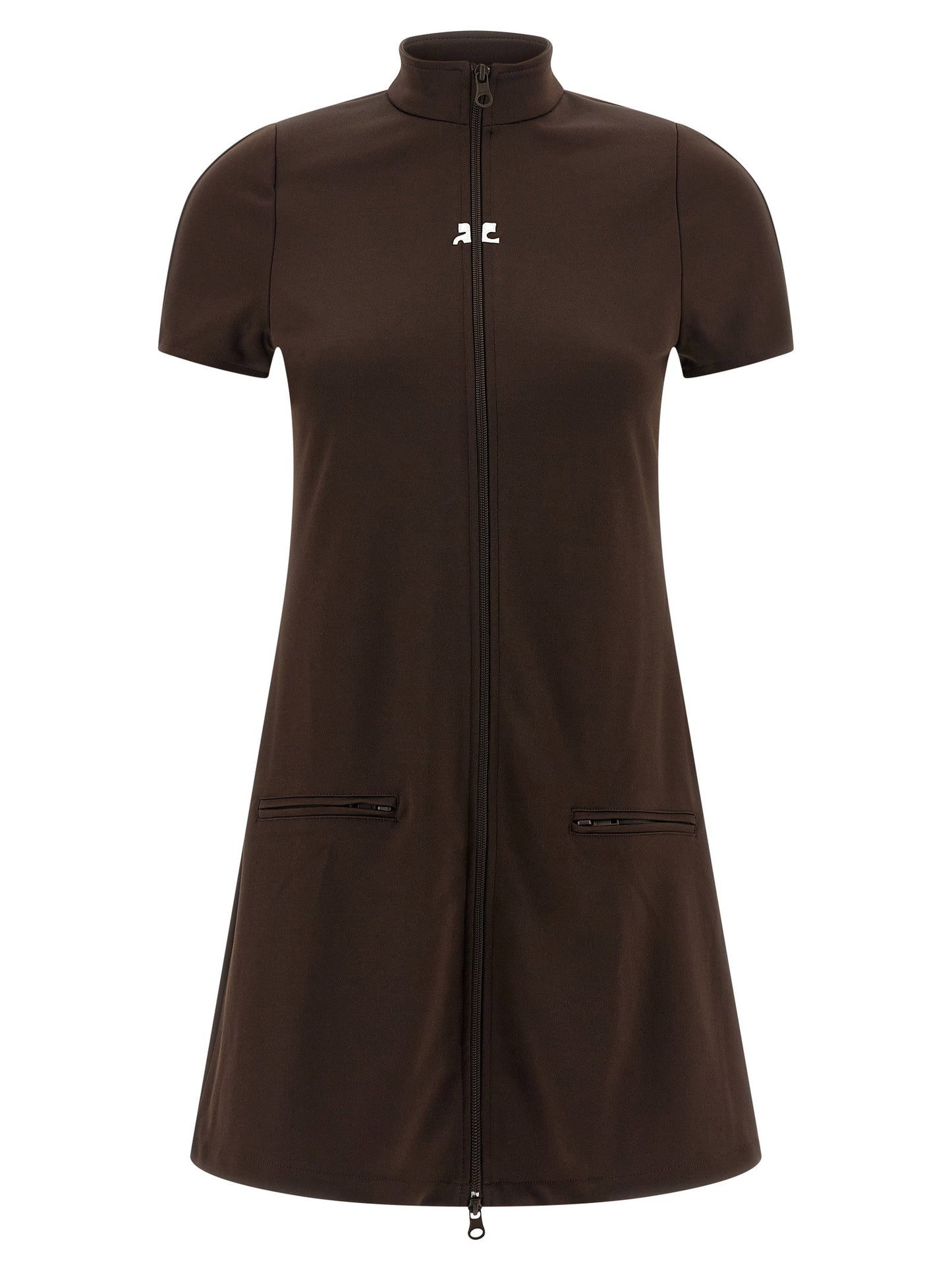 Courreges Interlock Tracksuit Mini Dress