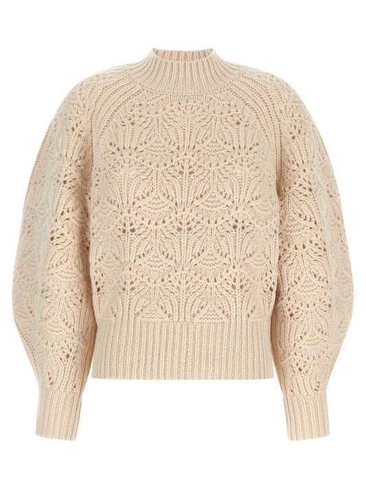 Zimmermann Hypnotic Cable Knit Sweater