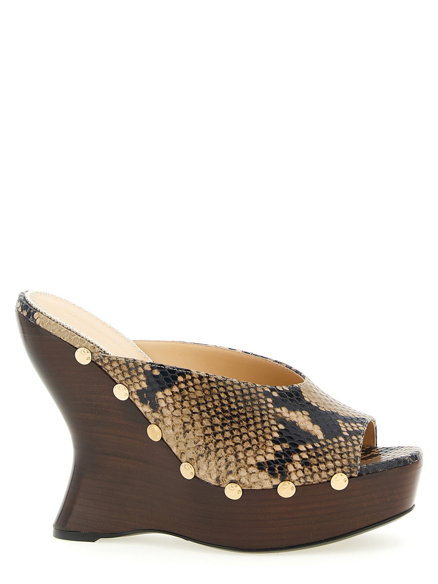 Magda Butrym Python Print Mules