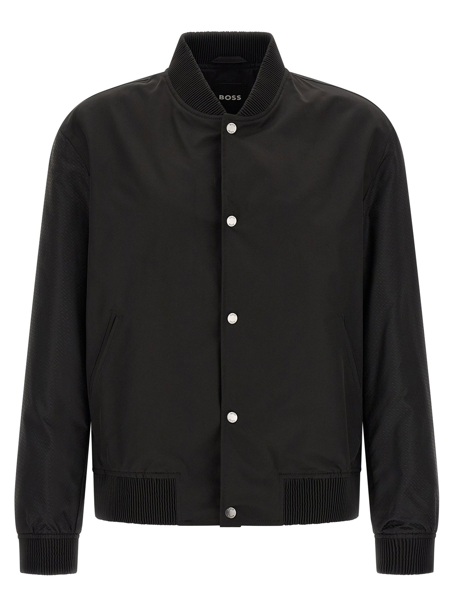 Hugo Boss Monogram Sleeve Bomber Jacket